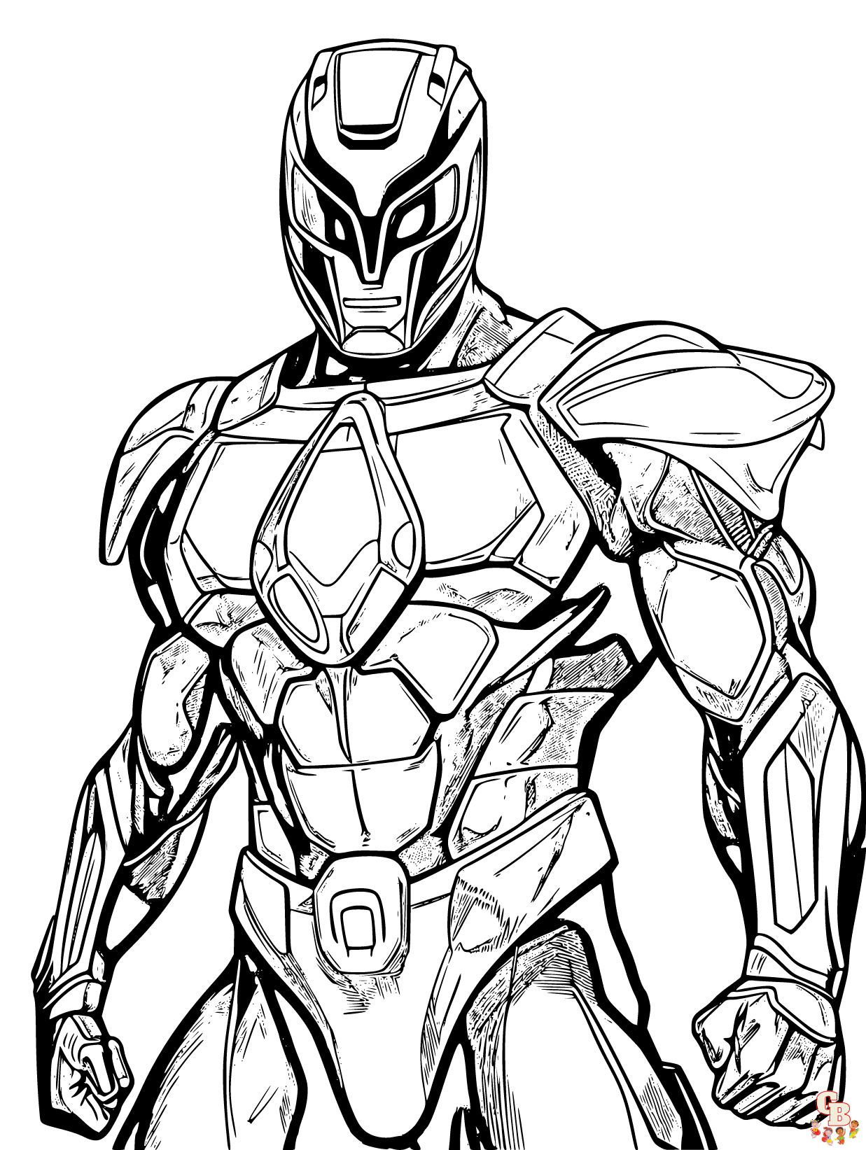 32 Action-Packed Power Rangers Coloring Pages Printable 33