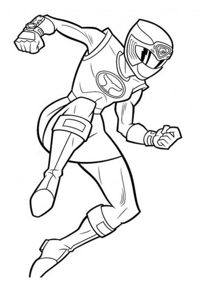 32 Action-Packed Power Rangers Coloring Pages Printable 4