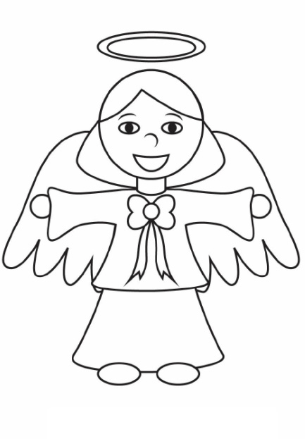 32 Angelic Angels Coloring Pages Printable 23