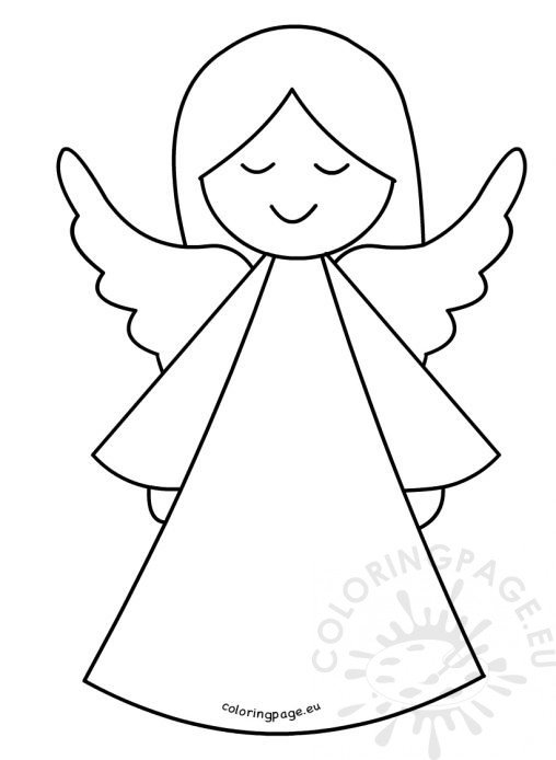 32 Angelic Angels Coloring Pages Printable 35