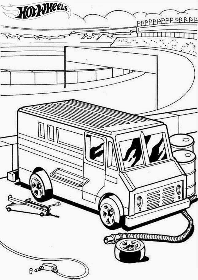 32 Classic Ford Van Coloring Pages Printable 10