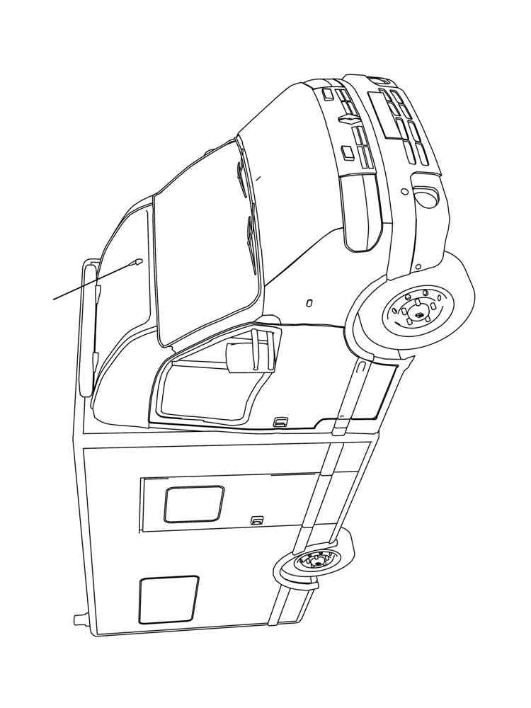 32 Classic Ford Van Coloring Pages Printable 6