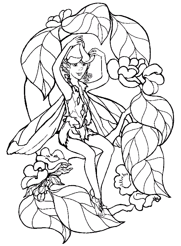 32 Easy Fantasy Coloring Pages Printable 2