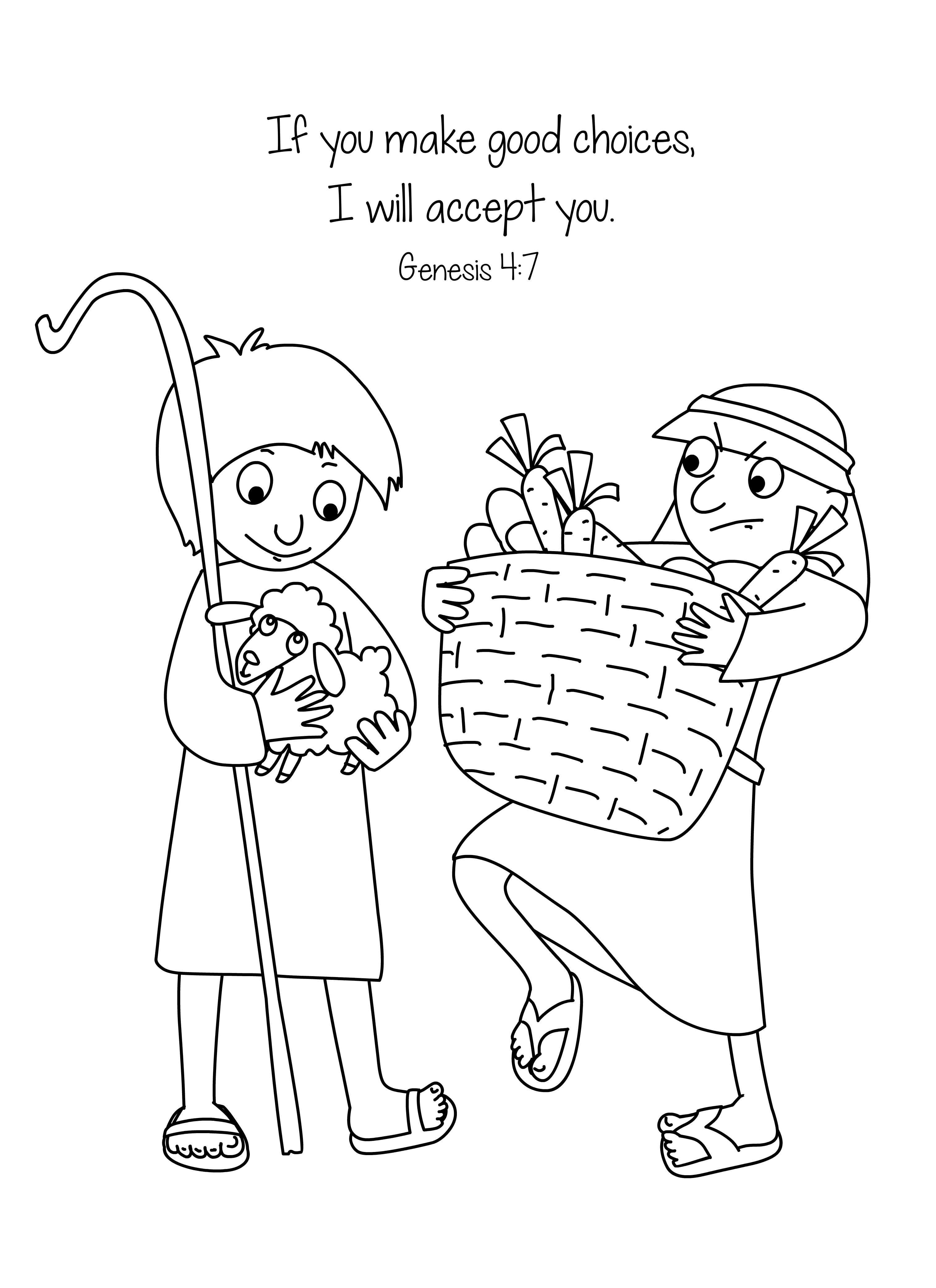 32 Engaging Bible Lesson Coloring Pages Printable 4