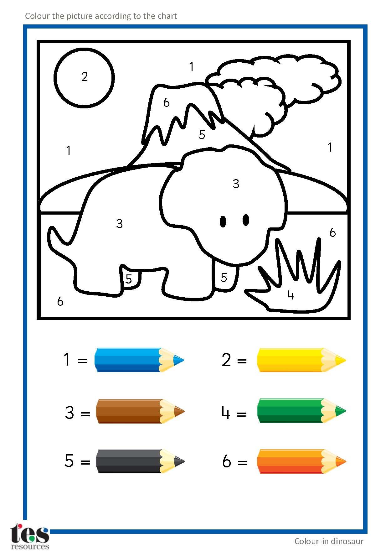 32 Fun Color by Number Worksheets Printable 34