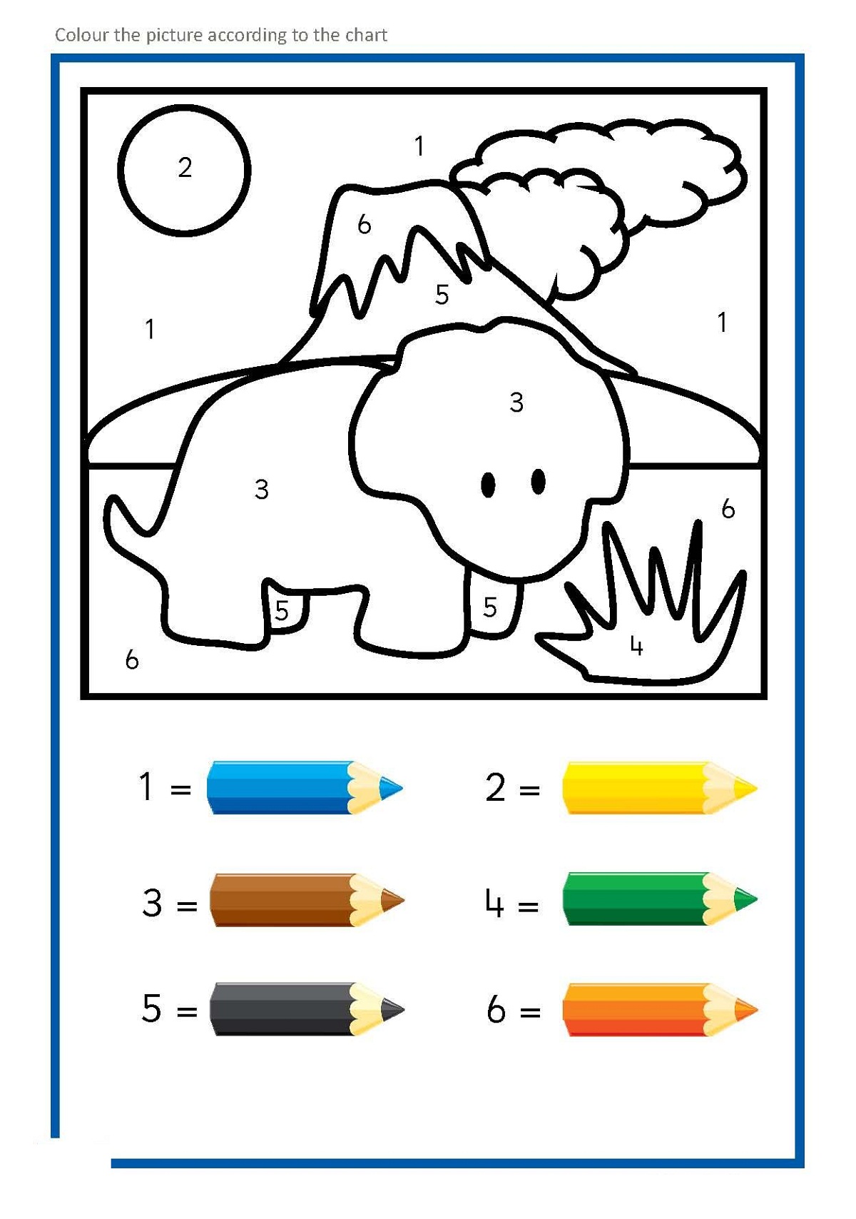 32 Fun Color by Number Worksheets Printable 4