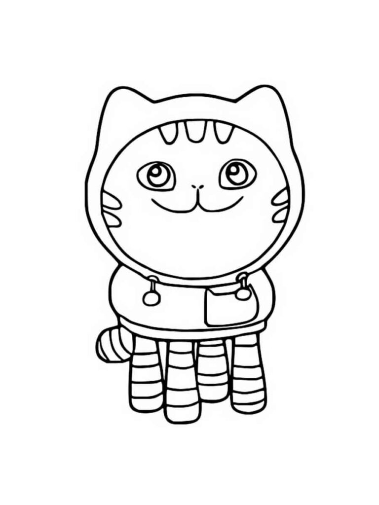 32 Fun Gabby's Dollhouse Coloring Pages Printable 16