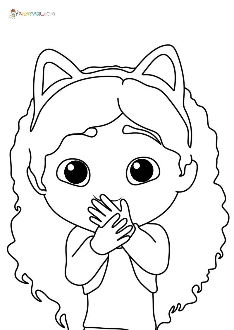 32 Fun Gabby's Dollhouse Coloring Pages Printable 22