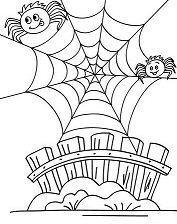 32 Halloween Spiders Coloring Pages Printable 12