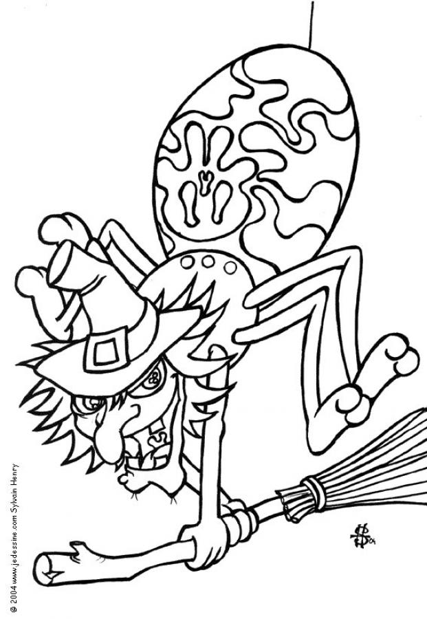 32 Halloween Spiders Coloring Pages Printable 14