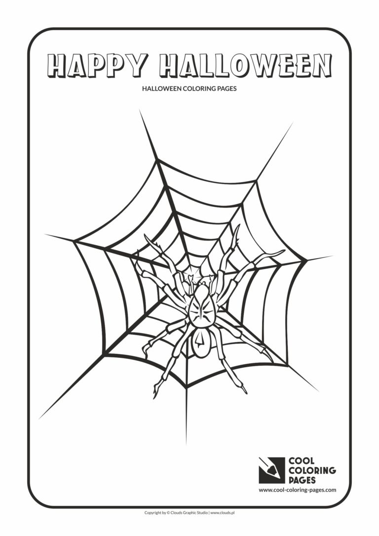 32 Halloween Spiders Coloring Pages Printable 20