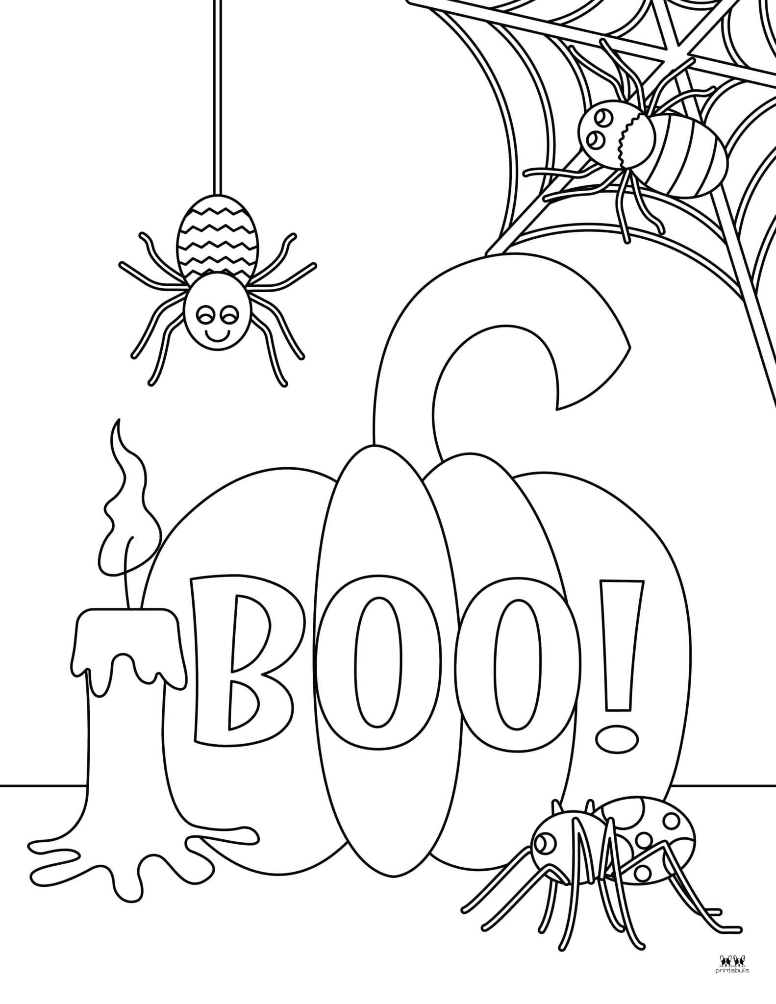 32 Halloween Spiders Coloring Pages Printable 27