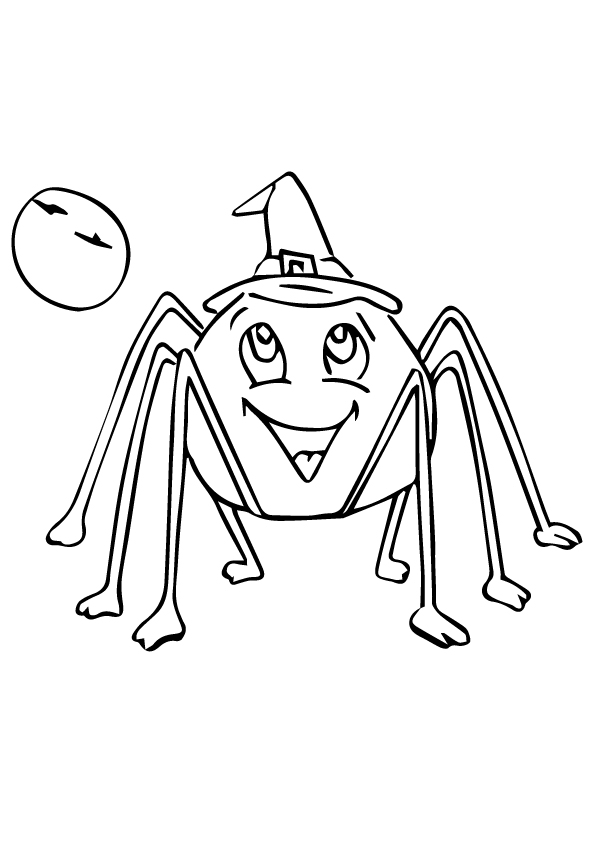 32 Halloween Spiders Coloring Pages Printable 28