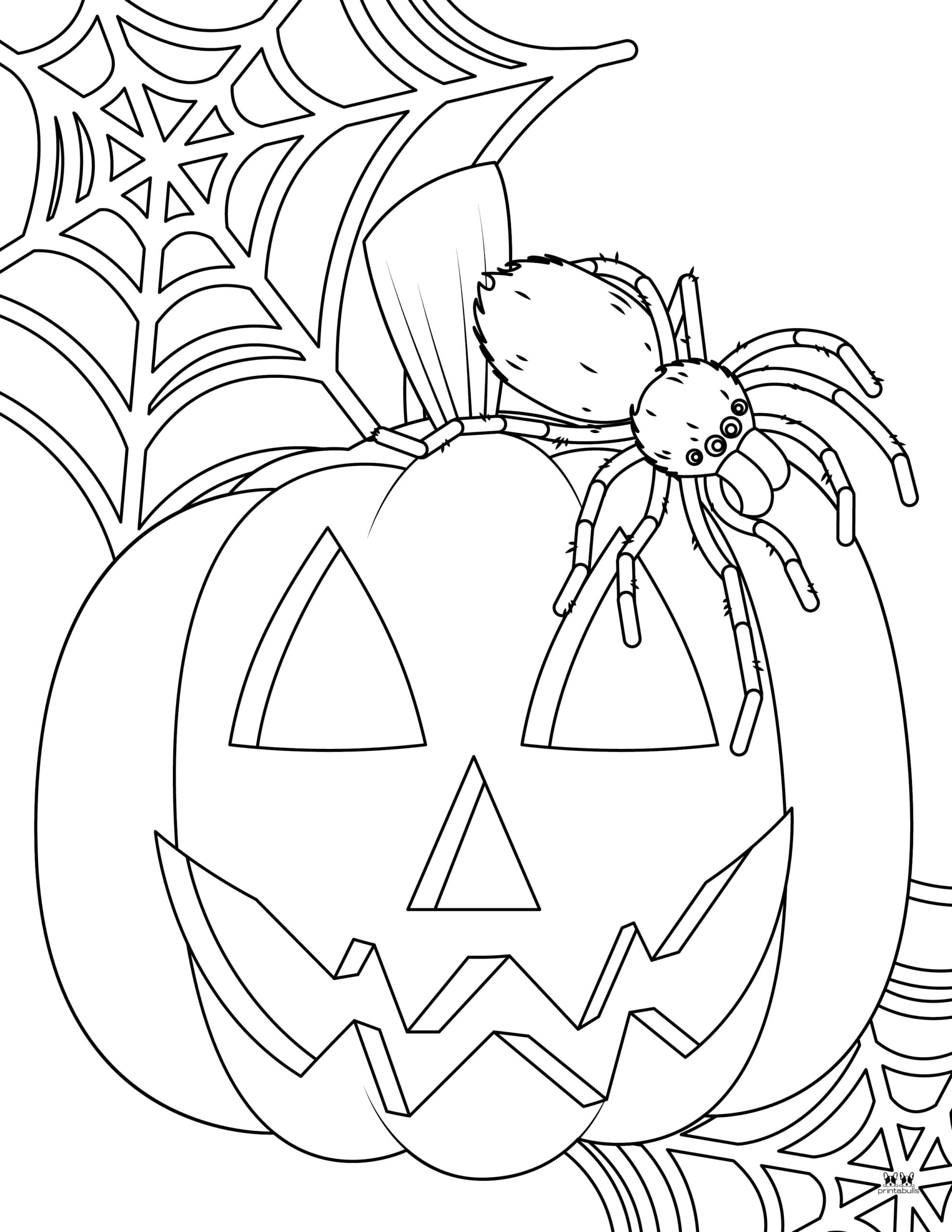 32 Halloween Spiders Coloring Pages Printable 30