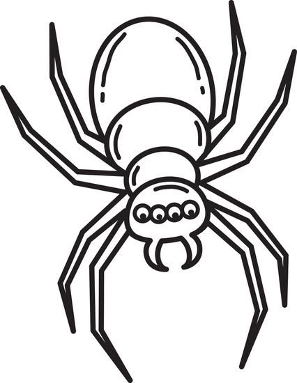 32 Halloween Spiders Coloring Pages Printable 34