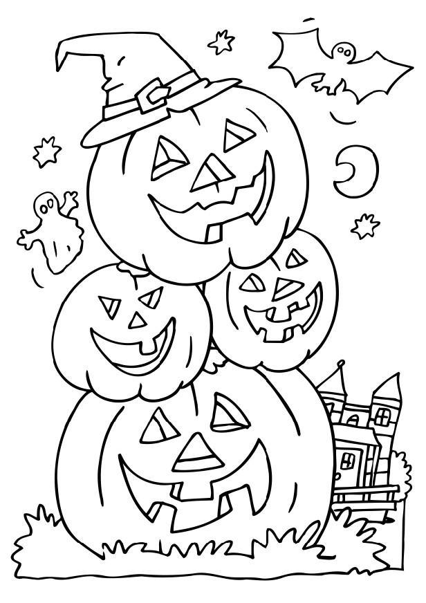 32 Pumpkin Coloring Pages for Kids Printable 19