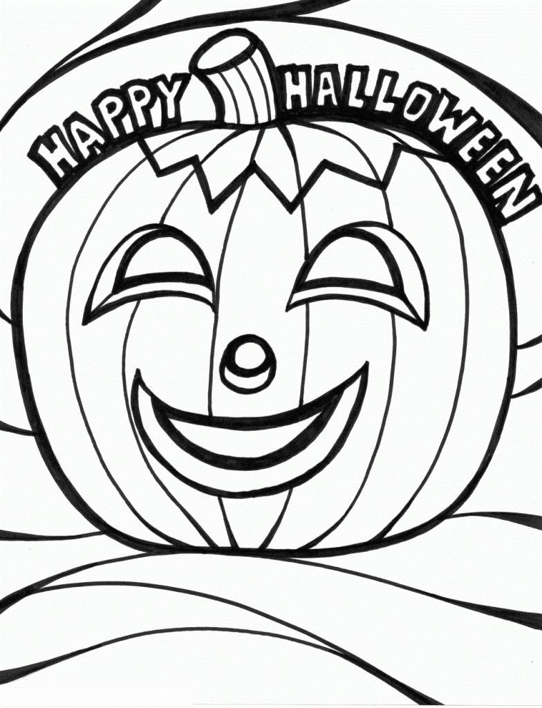 32 Pumpkin Coloring Pages for Kids Printable 24