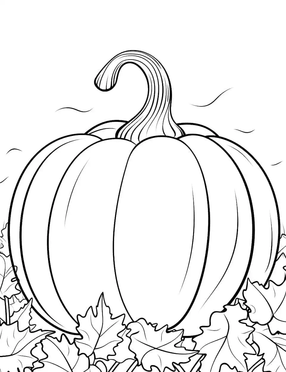 32 Pumpkin Coloring Pages for Kids Printable 26