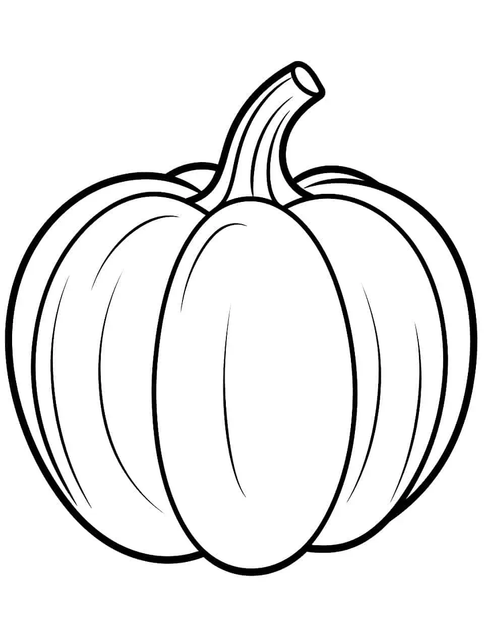 32 Pumpkin Coloring Pages for Kids Printable 4