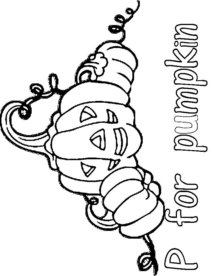 32 Pumpkin Coloring Pages for Kids Printable 7