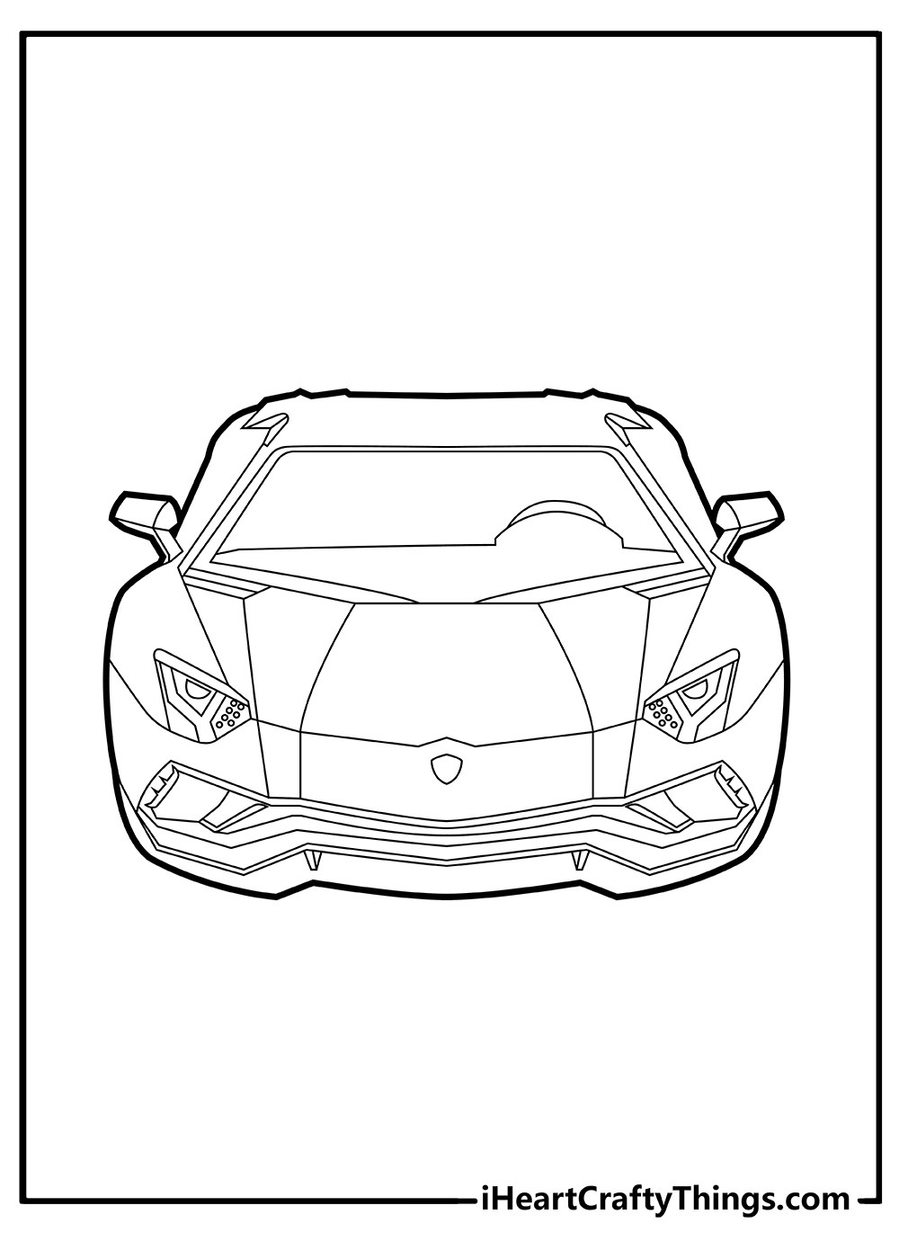 32 Sleek Lamborghini Coloring Pages Printable 10