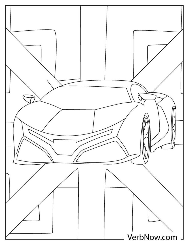 32 Sleek Lamborghini Coloring Pages Printable 12