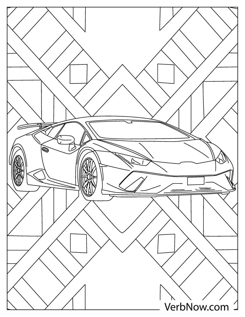 32 Sleek Lamborghini Coloring Pages Printable 25