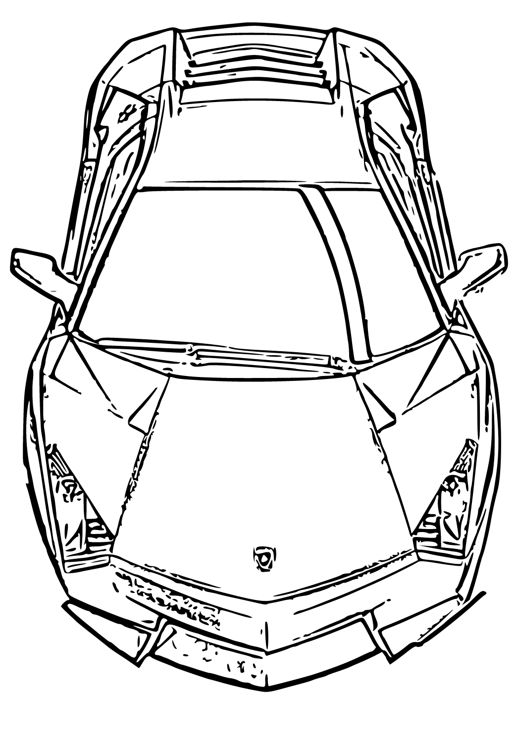 32 Sleek Lamborghini Coloring Pages Printable 34