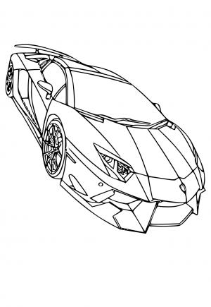 32 Sleek Lamborghini Coloring Pages Printable 6