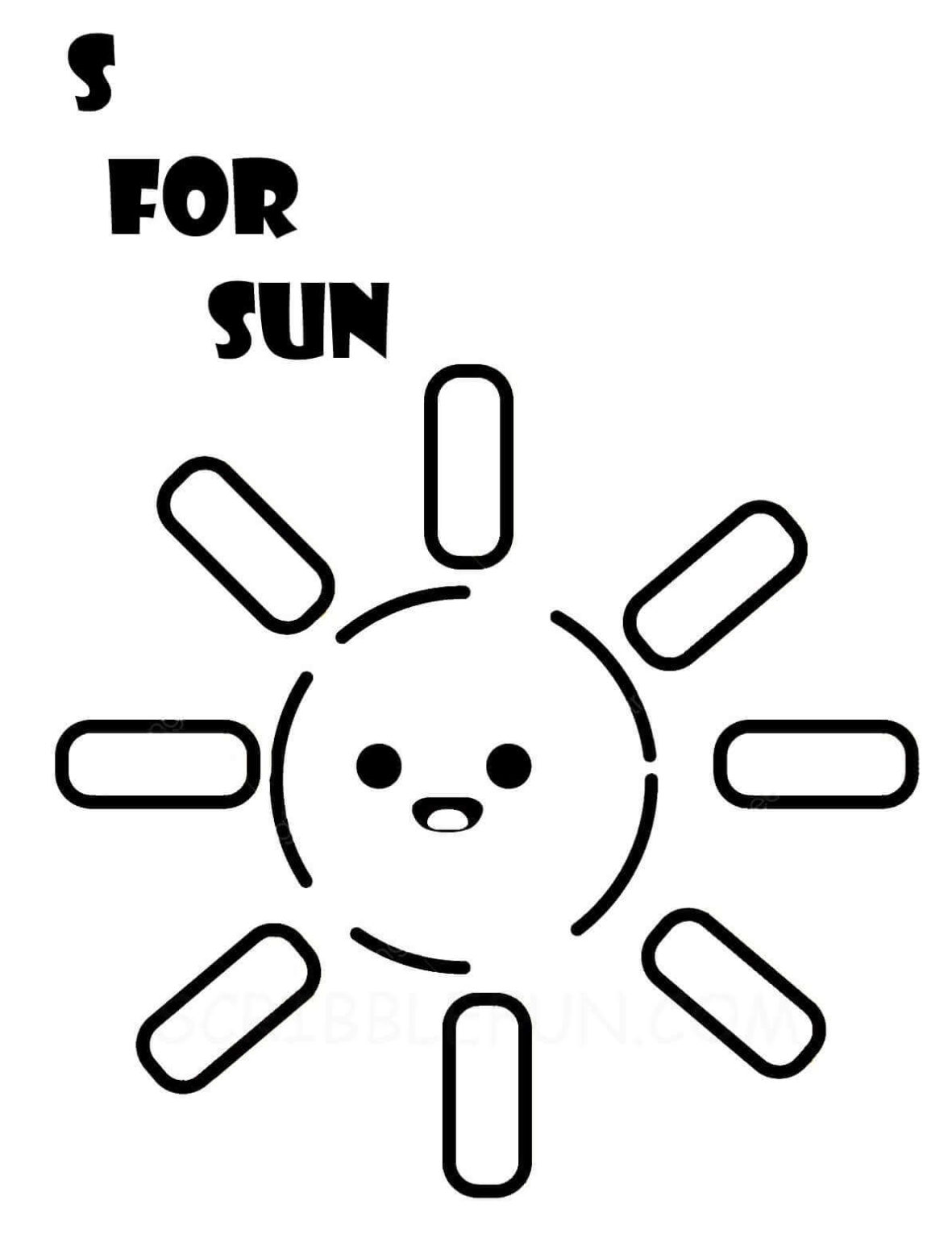 32 Sun Coloring Pages Printable 1