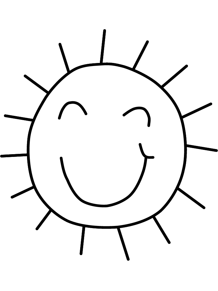 32 Sun Coloring Pages Printable 10