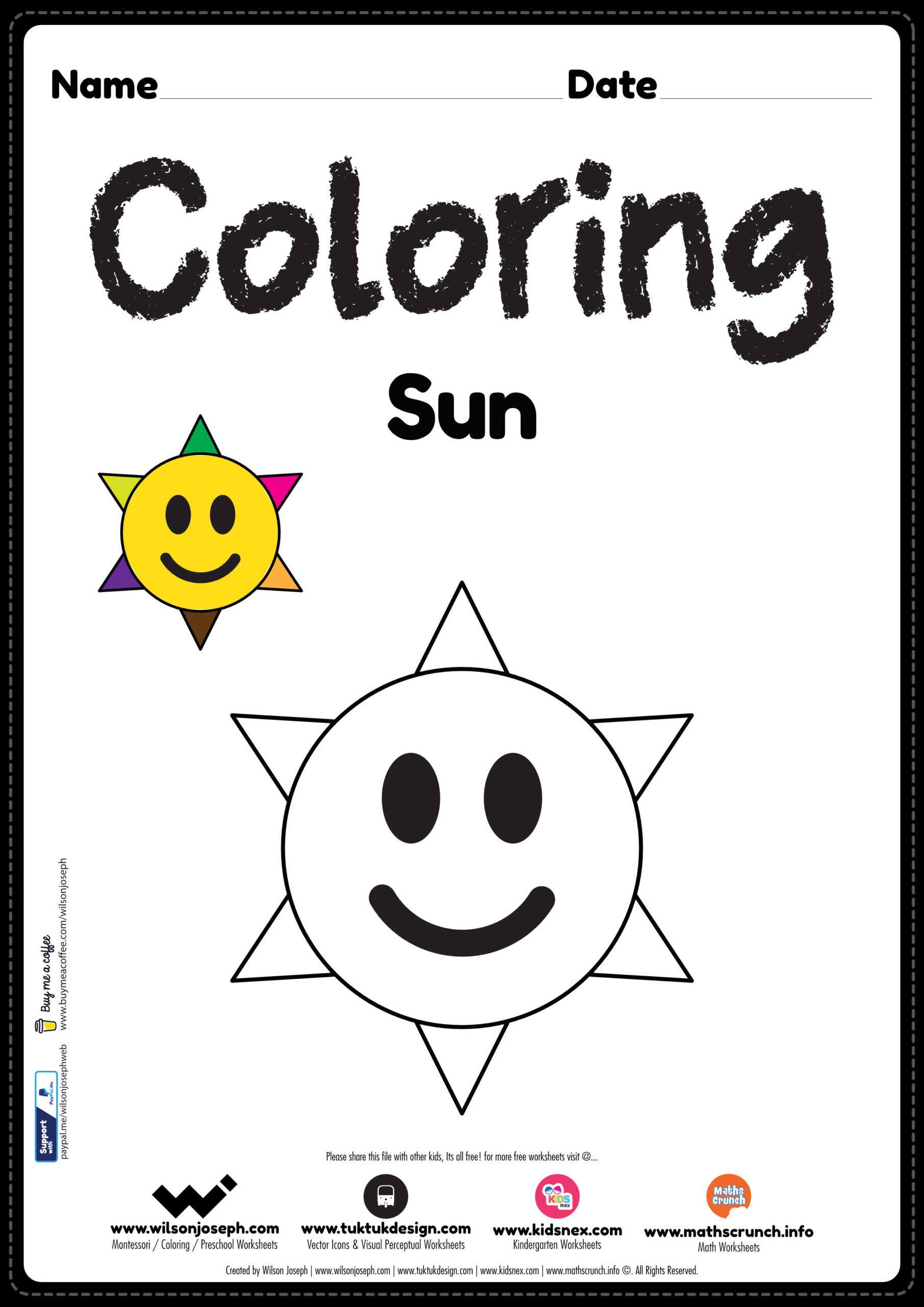 32 Sun Coloring Pages Printable 19