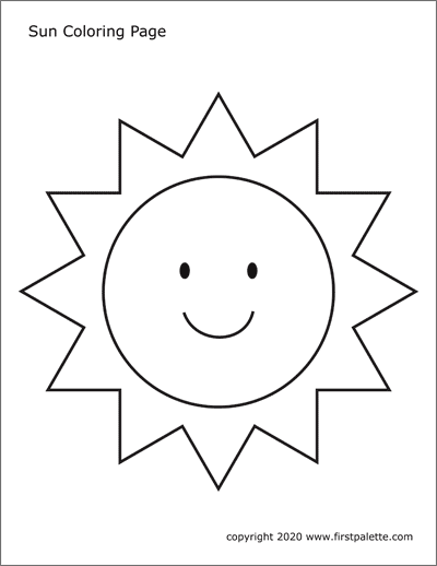 32 Sun Coloring Pages Printable 29