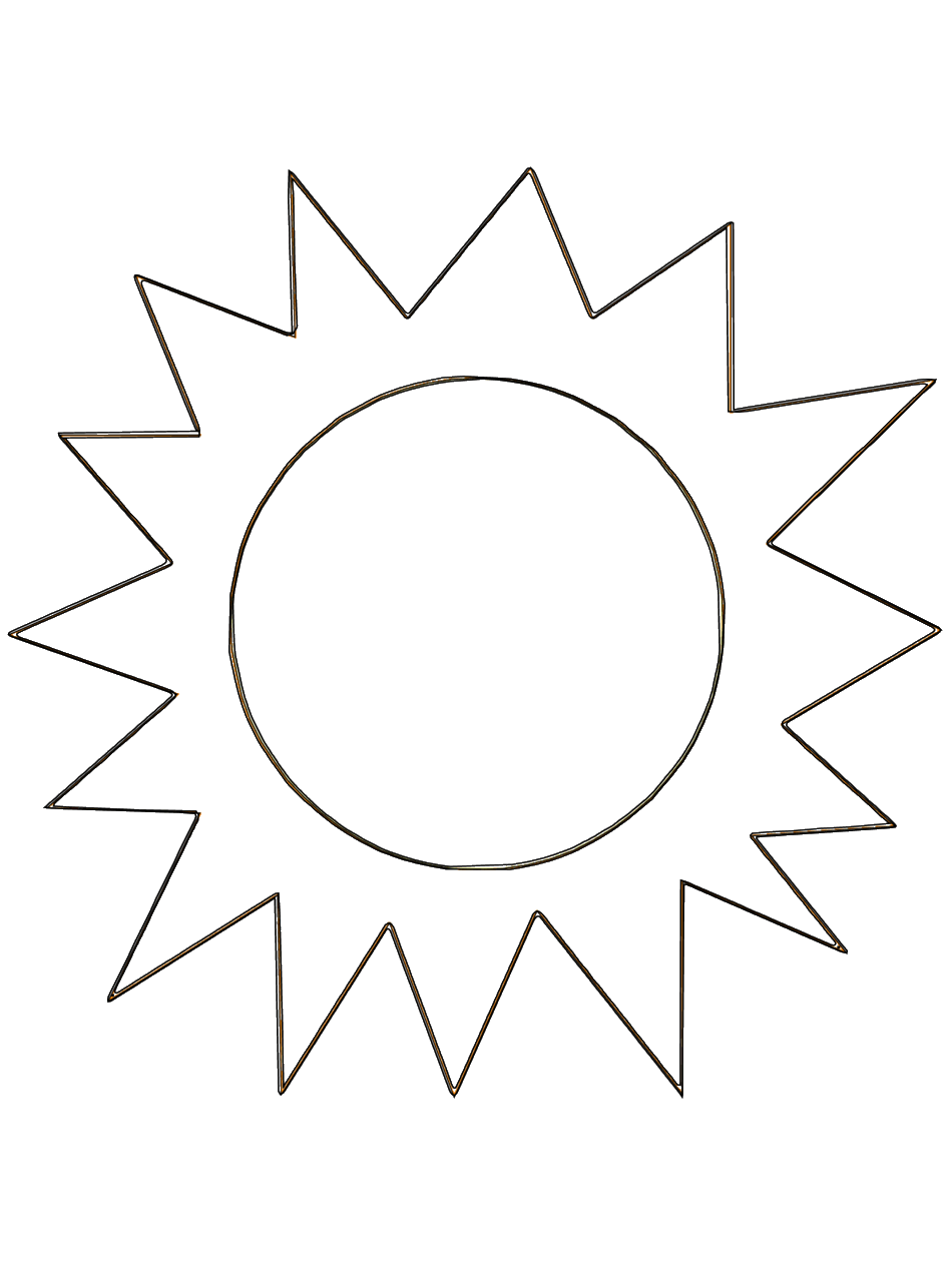 32 Sun Coloring Pages Printable 30