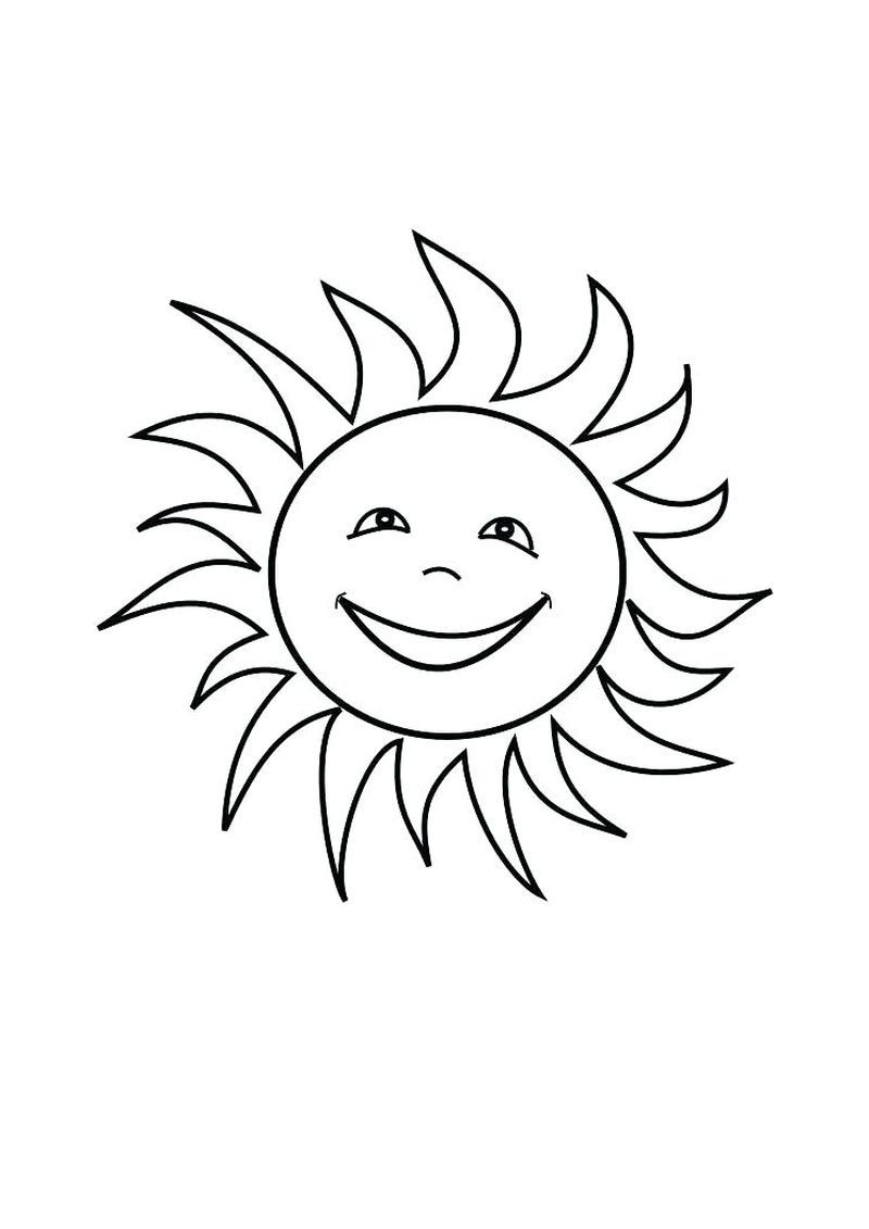 32 Sun Coloring Pages Printable 34