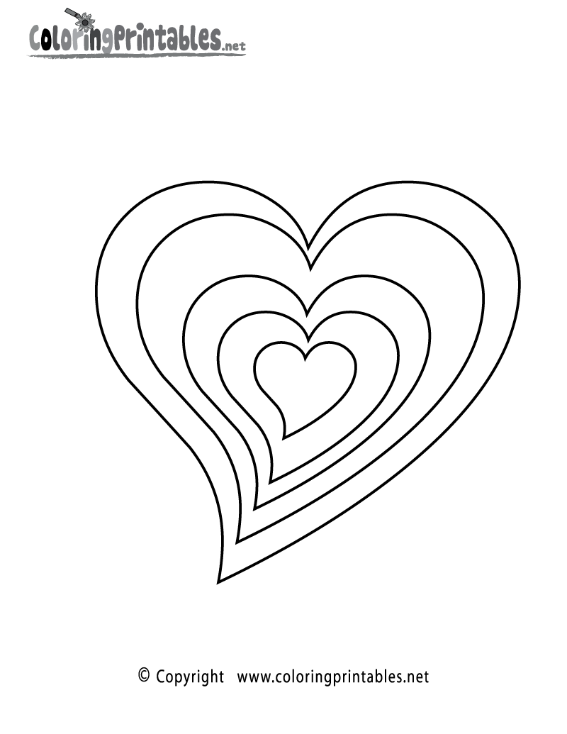 33 Detailed Heart Coloring Pages Printable 12