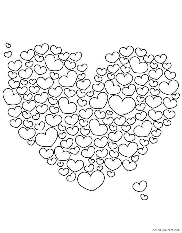 33 Detailed Heart Coloring Pages Printable 17