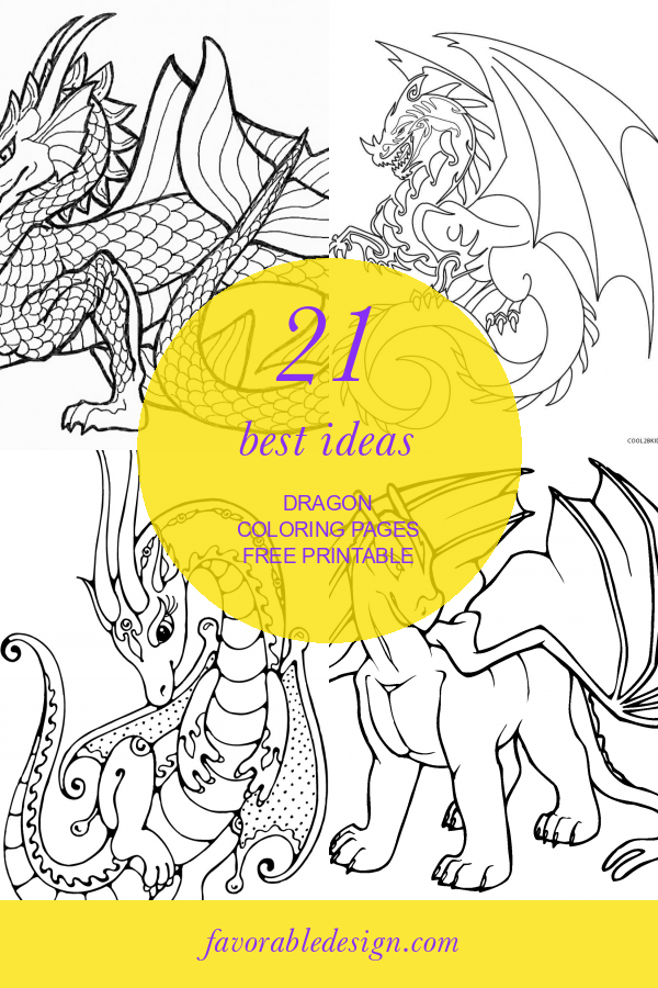 33 Fantasy Water Dragon Coloring Pages Printable 27