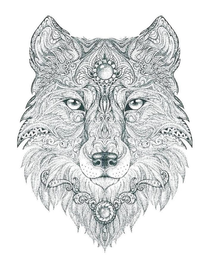 33 Fierce Wolf Coloring Pages Printable 11