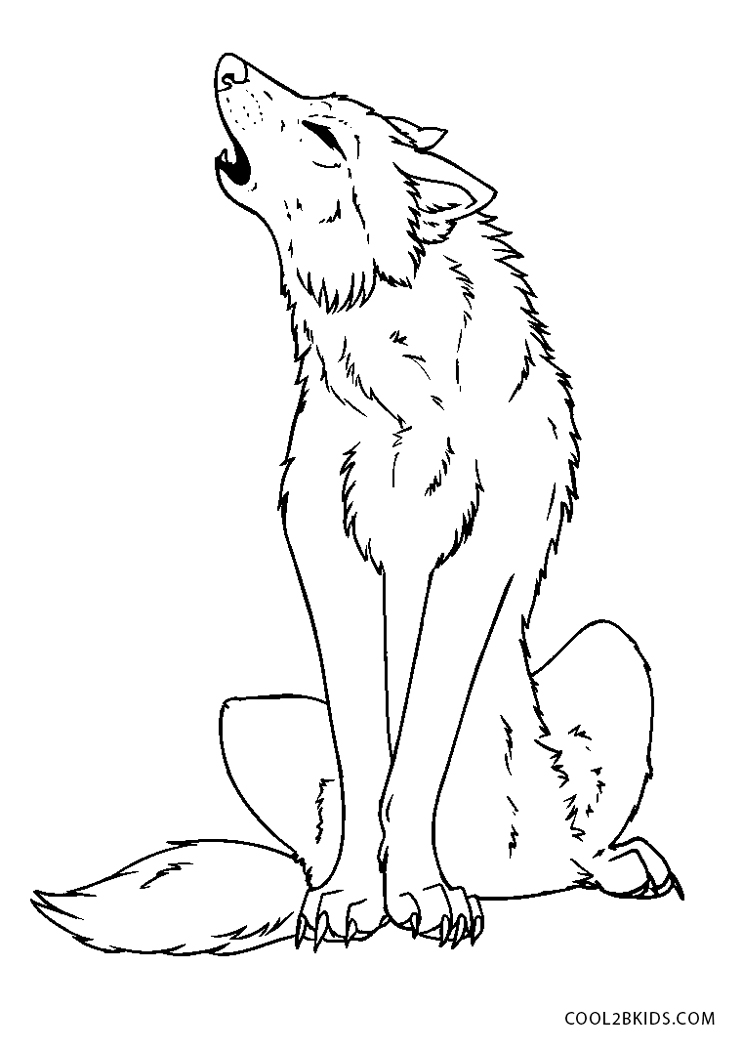 33 Fierce Wolf Coloring Pages Printable 26