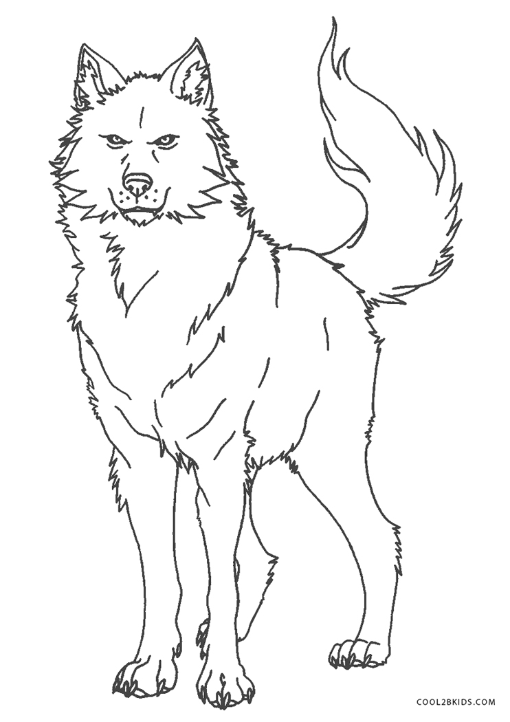 33 Fierce Wolf Coloring Pages Printable 27