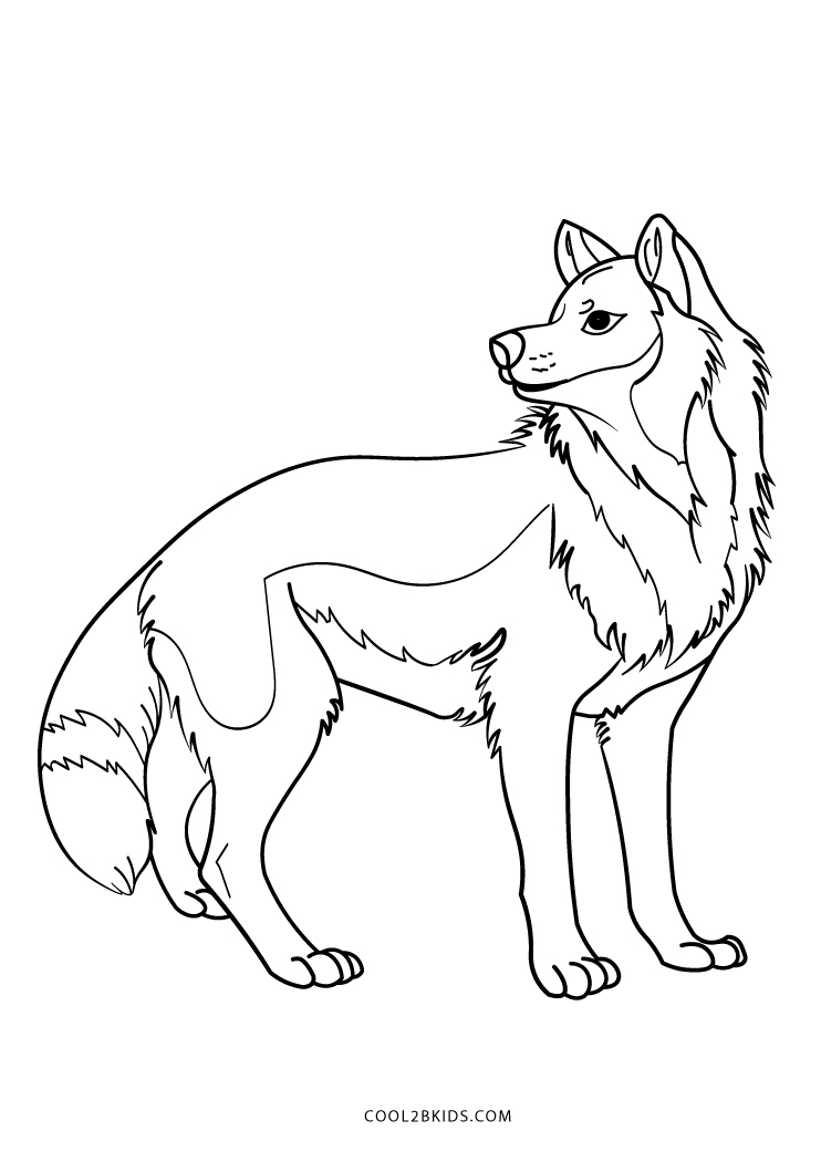 33 Fierce Wolf Coloring Pages Printable 5