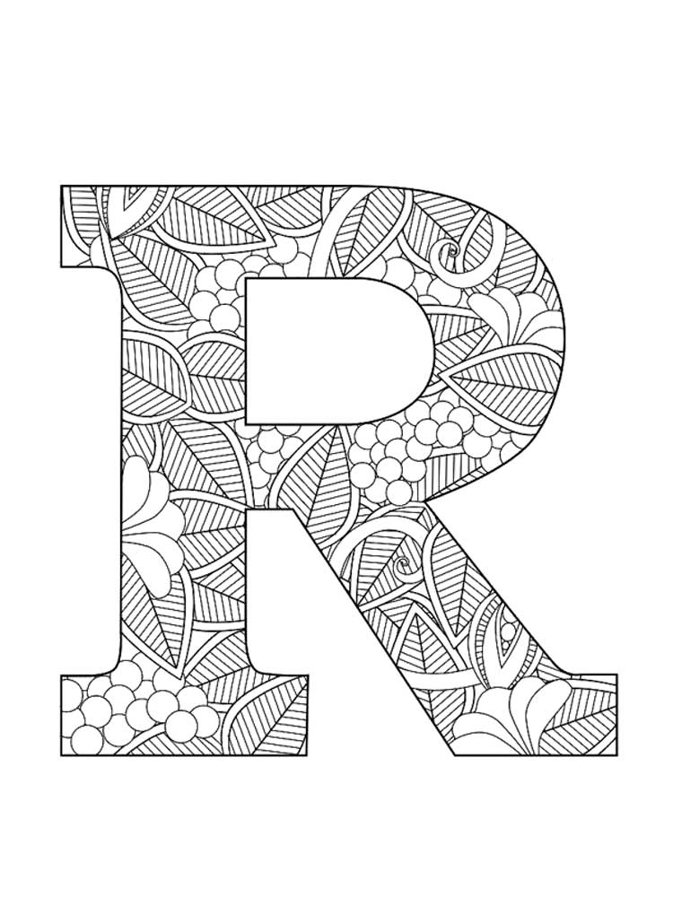 33 Fun Letter R Coloring Pages Printable 15