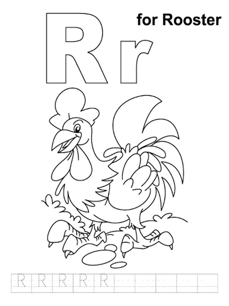 33 Fun Letter R Coloring Pages Printable 18