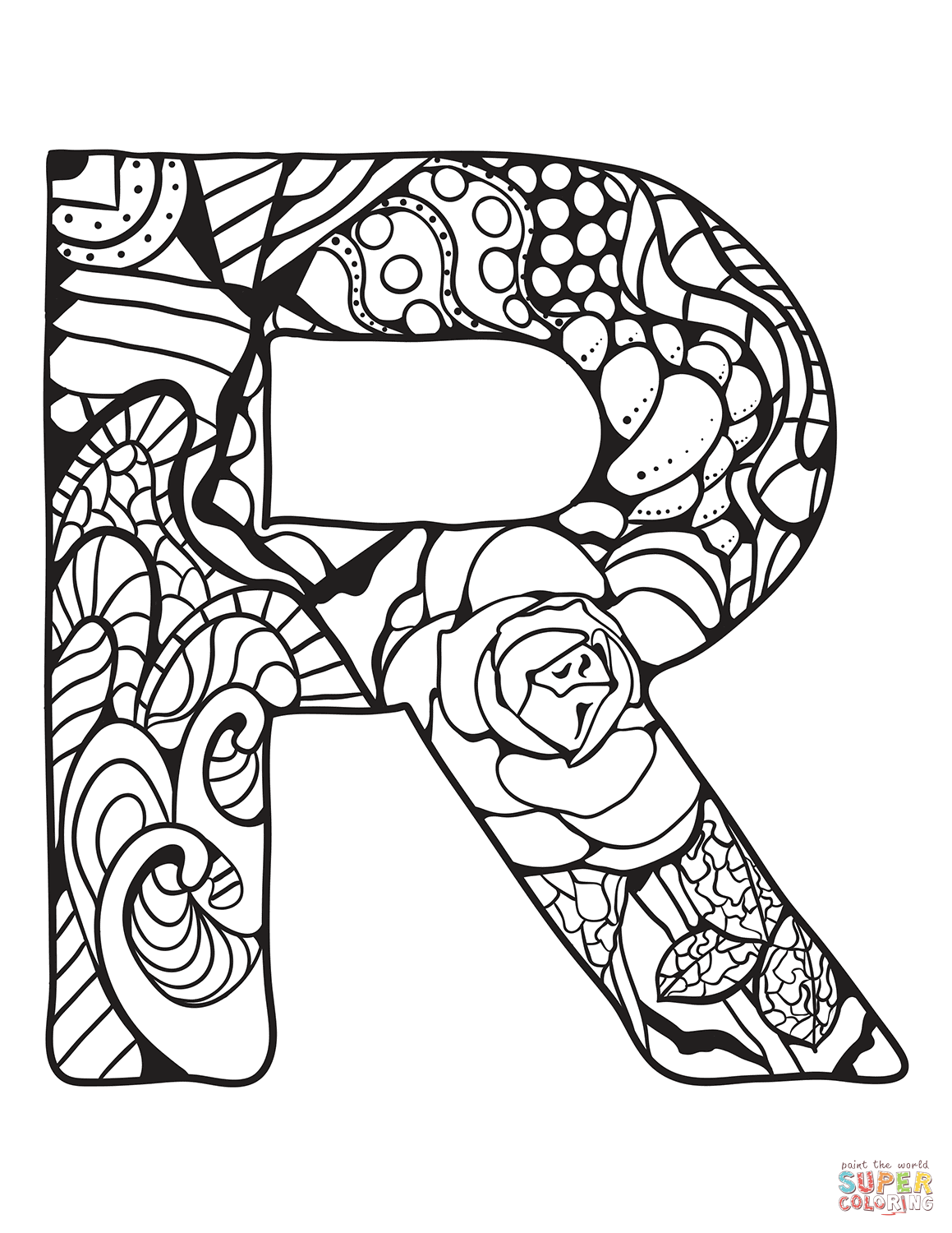 33 Fun Letter R Coloring Pages Printable 2