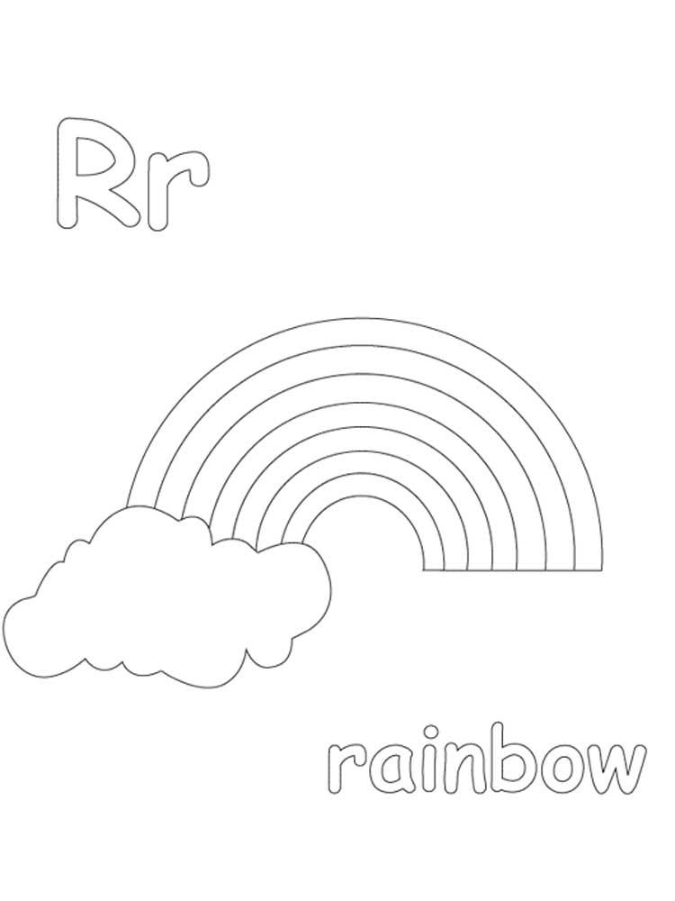 33 Fun Letter R Coloring Pages Printable 24