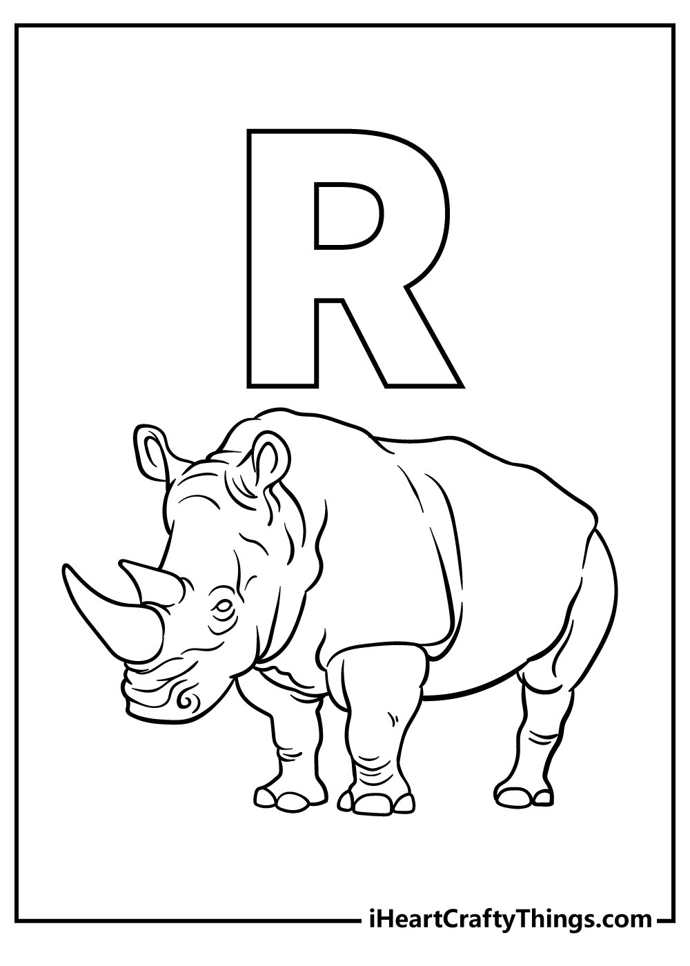 33 Fun Letter R Coloring Pages Printable 35