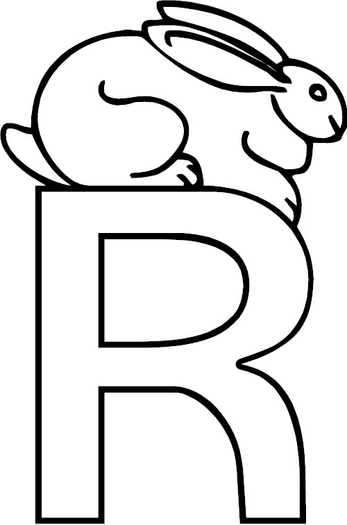 33 Fun Letter R Coloring Pages Printable 4