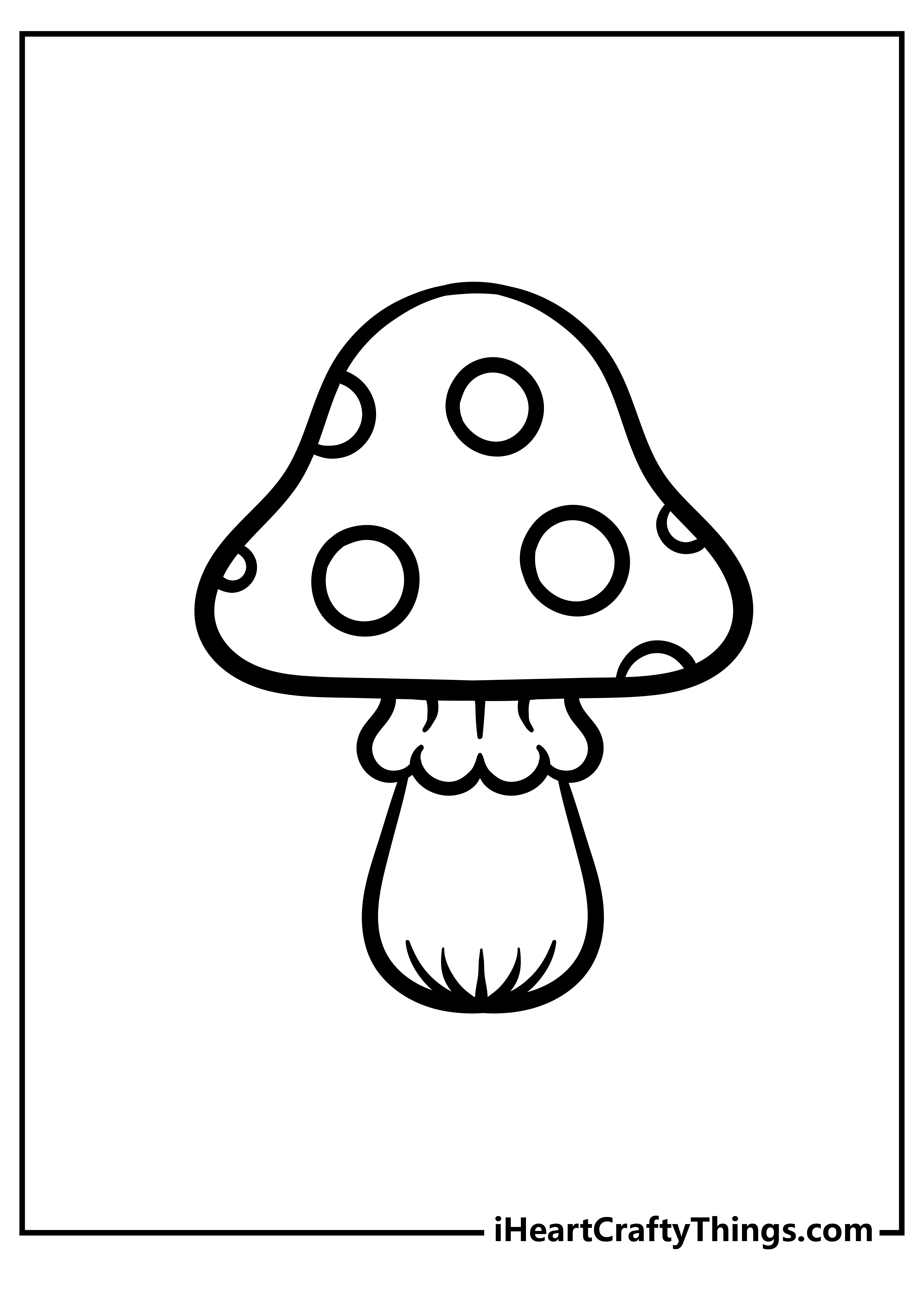 33 Mushroom Coloring Pages Printable 30