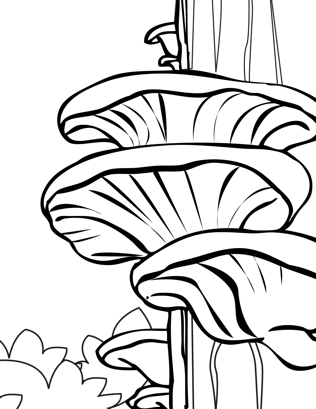 33 Mushroom Coloring Pages Printable 33